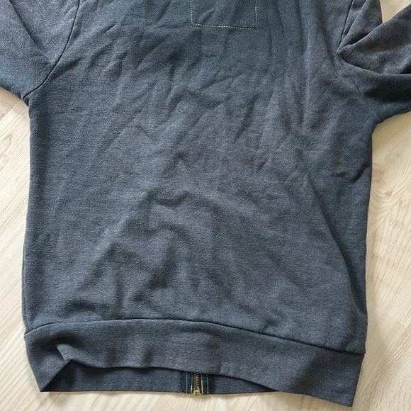 Gray Hooded Zip-Up aviator nation - Picture 5 of 8